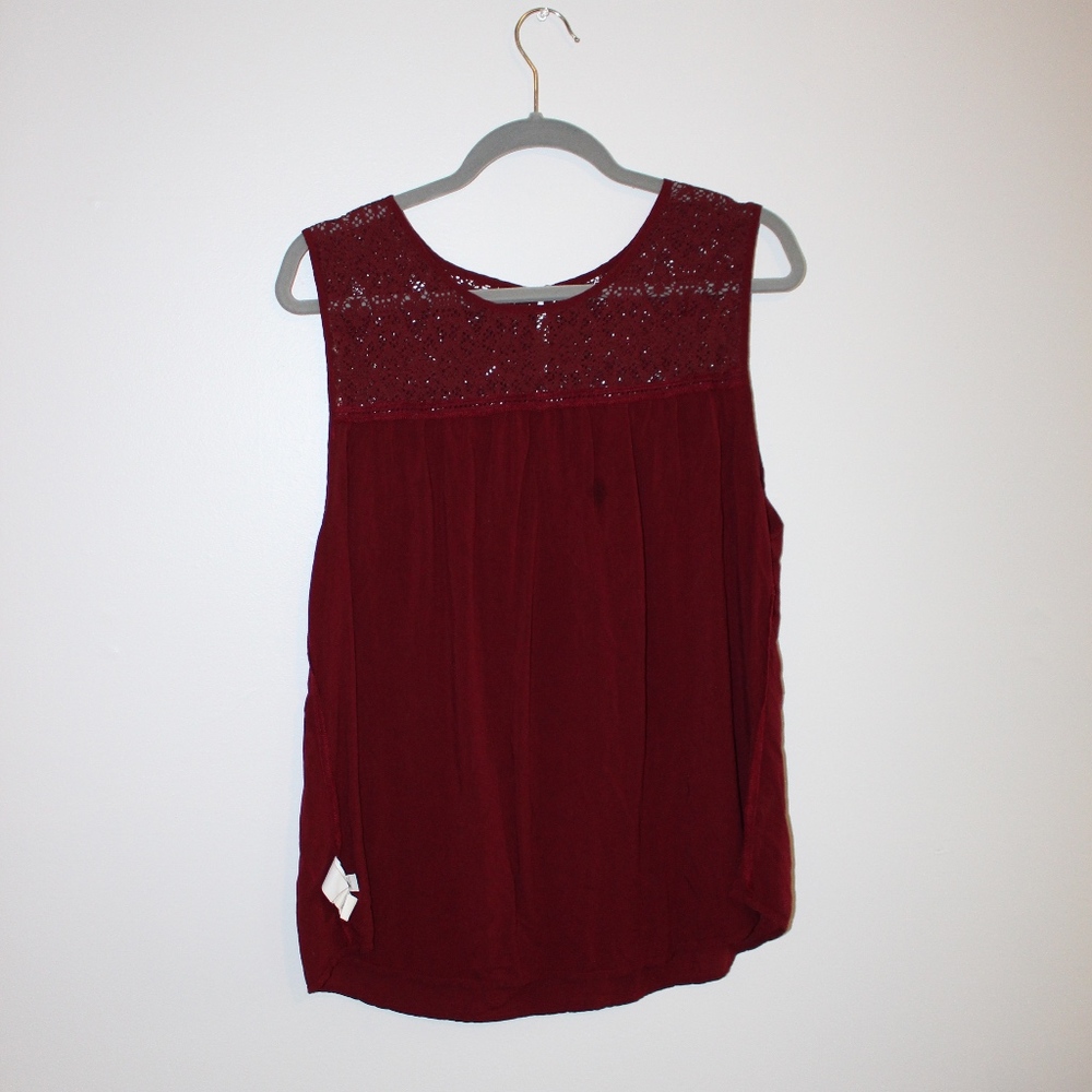 Burgundy Blouse